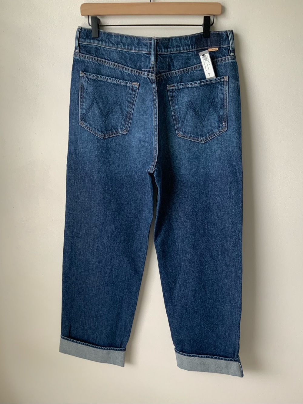 NWT MOTHER SUPERIOR Jeans Spitfire Nerdy Cuff Did You Bring Me Anything? Size 28 - Picture 3 of 14